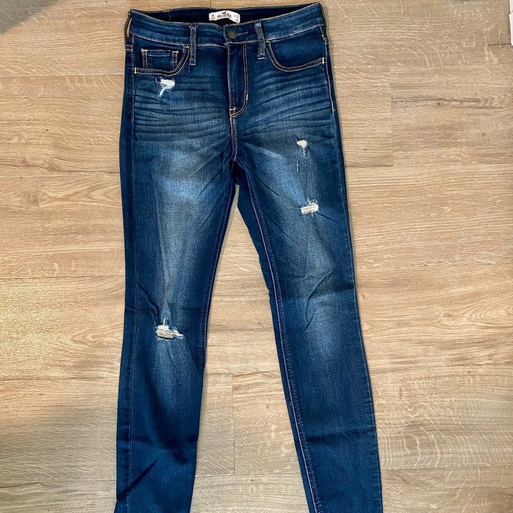 Hollister Distressed Skinny Jeans Size 26